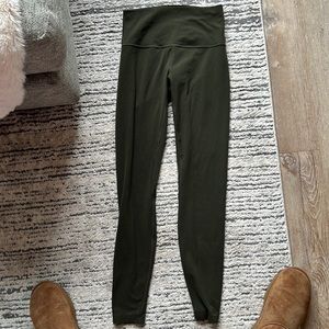 Lululemon Size 6 Align hunter green leggings